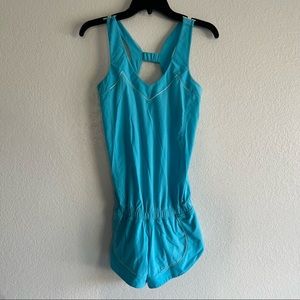Lululemon blue Speedy Runsie Romper size 2